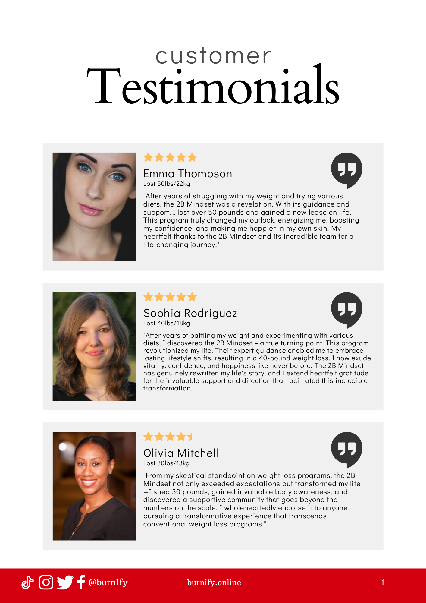 14-Day 2B Mindset Meal Plan