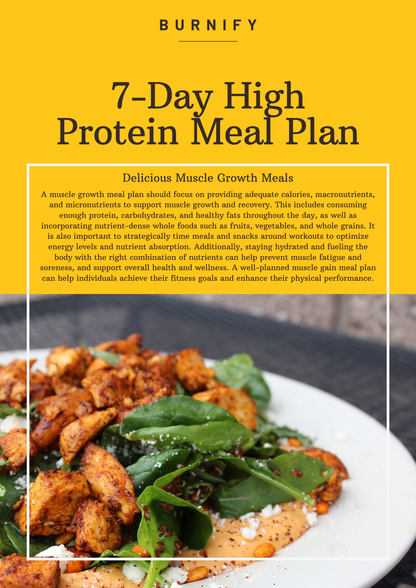 7-Day High Protein Meal Plan